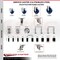 Service Caster 4 Inch 316SS Solid Poly Swivel 1-3/4 Inch Expanding Stem Caster Lock Brake SCC SCC-SS316TTLEX20S414-SPUS-134 - alternate 1